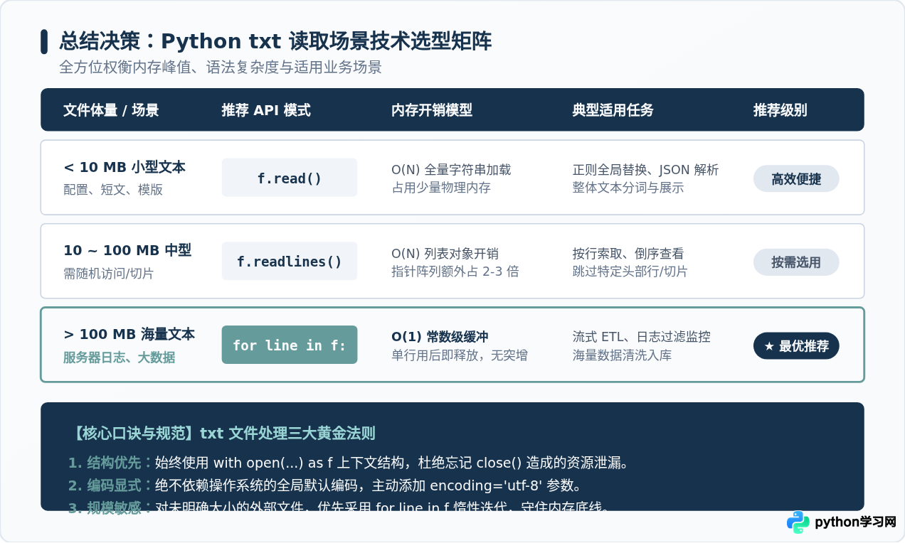 Python怎么打开并读取txt文件内容
