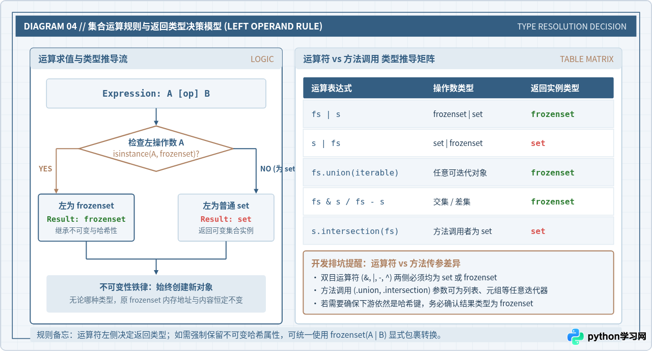 Python frozenset不可变集合的创建方法及用途