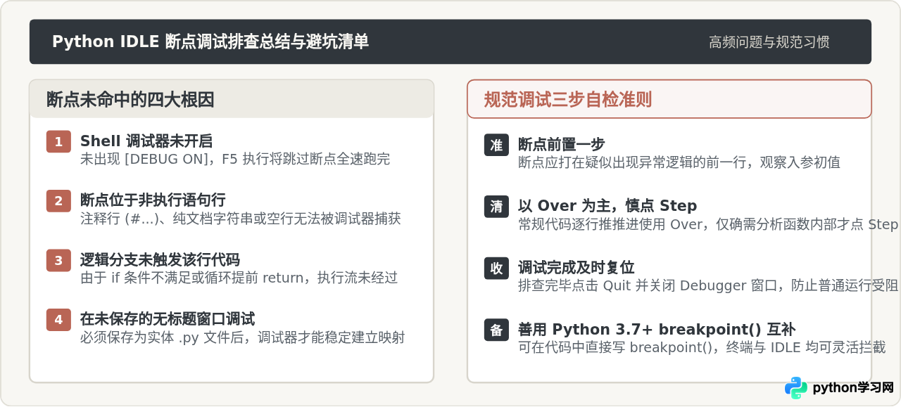 怎么在Python IDLE中设置断点进行代码调试