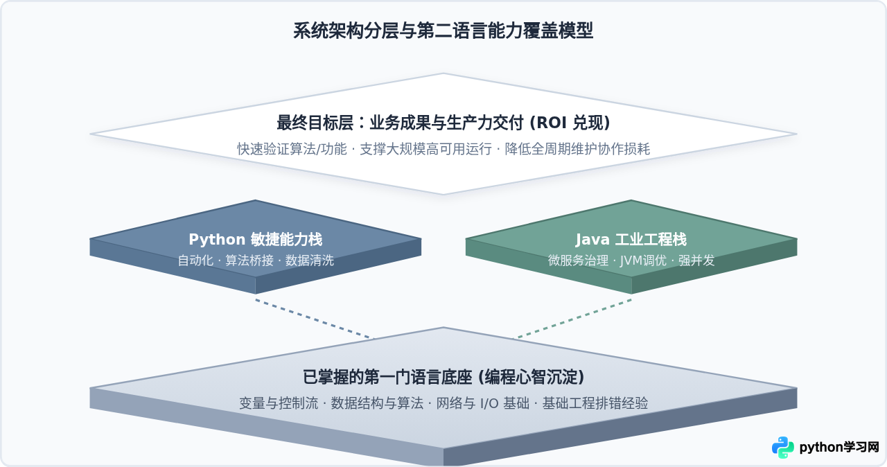 已会一门语言，再学Python或Java哪个边际效益更高