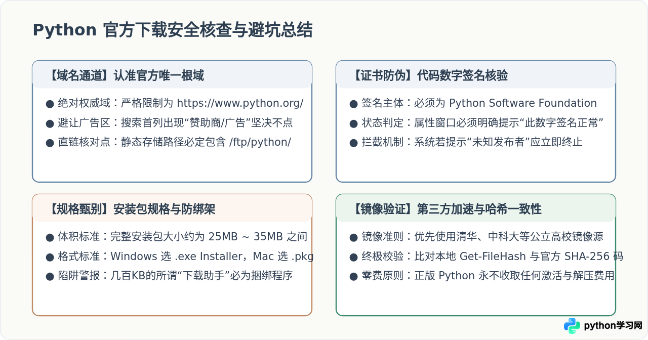 Python官网下载最新版安装包：怎么识别官方安全链接