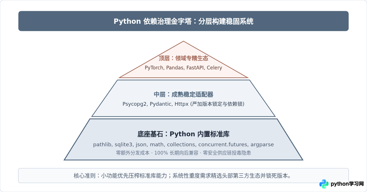 Python标准库与第三方库的区别：哪些功能无需安装额外包？