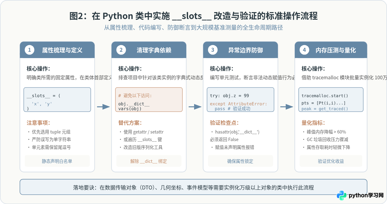 Python使用__slots__限制实例属性以节省内存