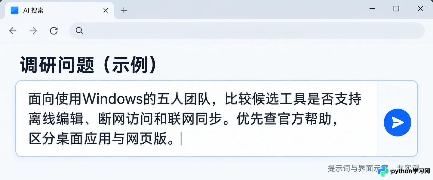 AI搜索软件使用技巧：优化提示词获取精准调研结果