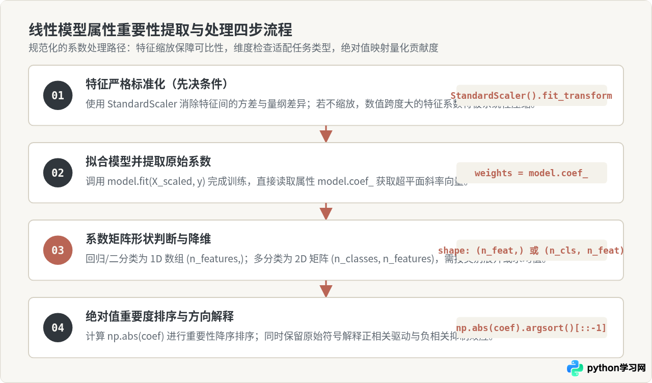 Python scikit-learn中怎么获取树模型与线性模型的属性重要性