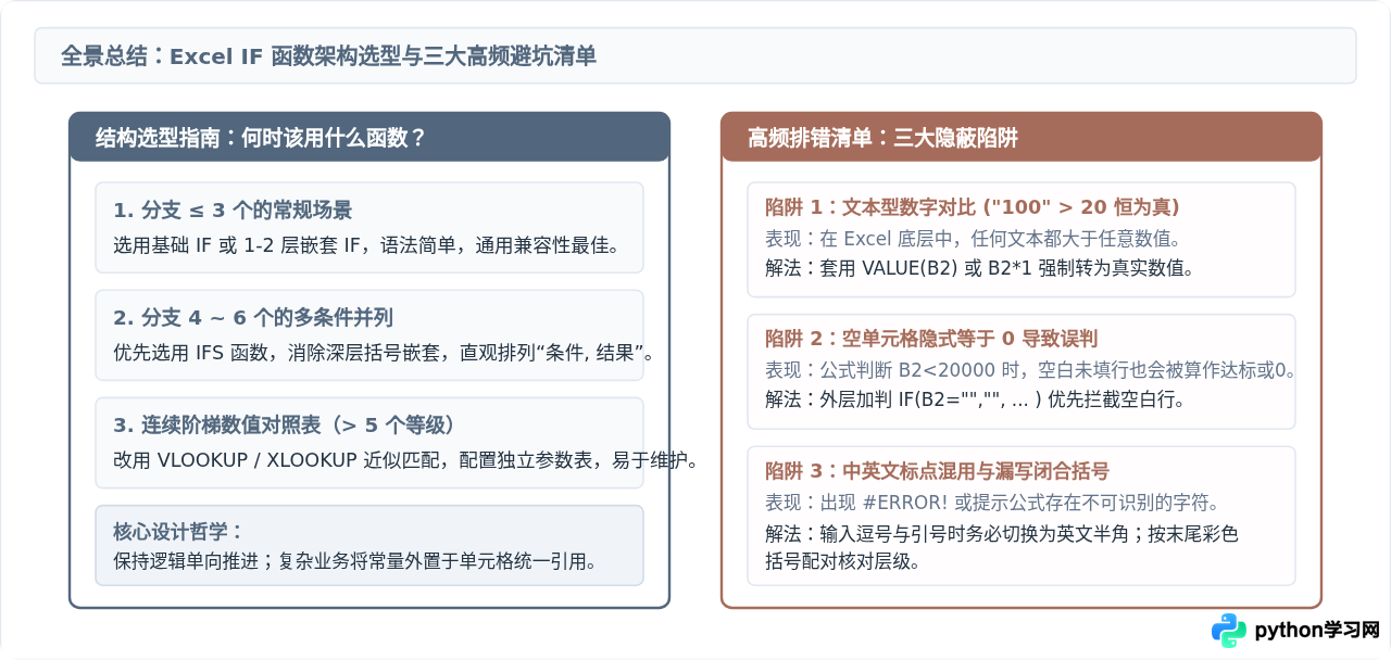 利用Excel IF函数进行数据分类、奖金计算与状态标记