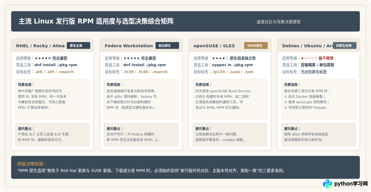 RPM文件适用于哪些Linux发行版