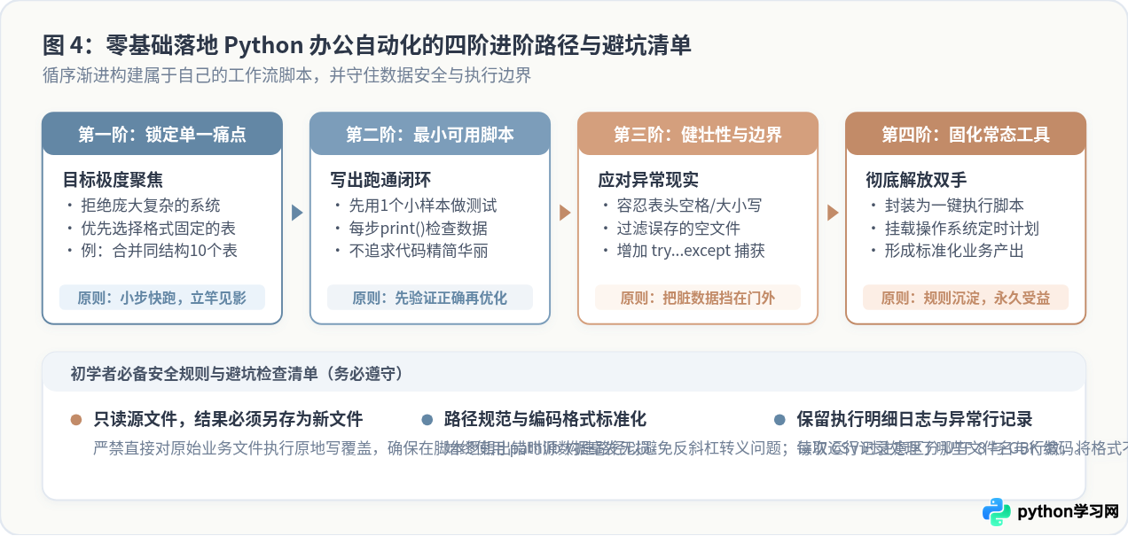 Python能做什么？零基础了解自动化办公与数据处理场景