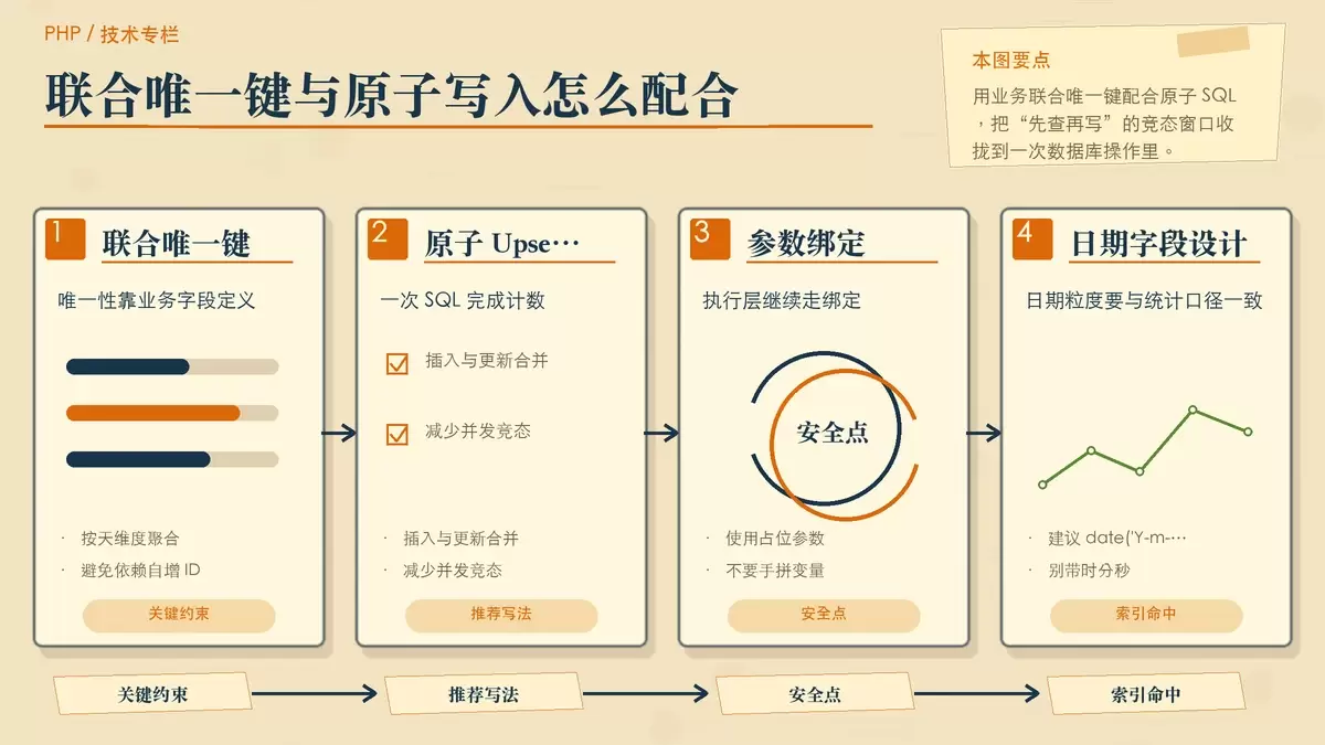 ThinkPHP 请求统计并发写入报错怎么解决