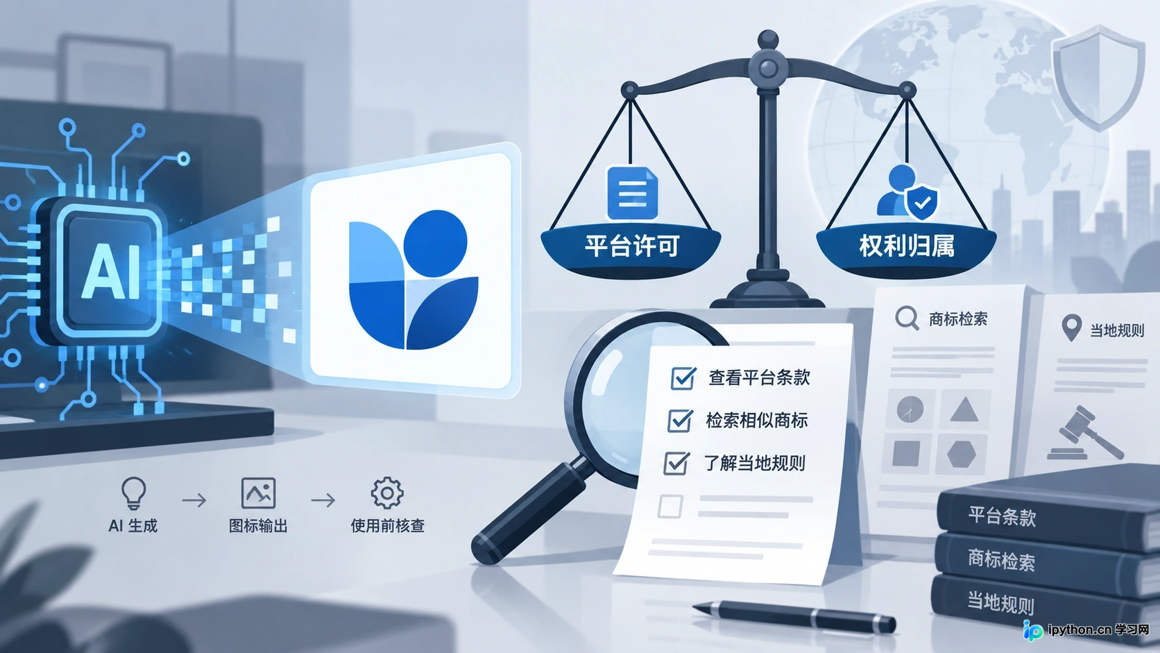AI设计Logo能商用吗？主流平台版权政策与风险解析