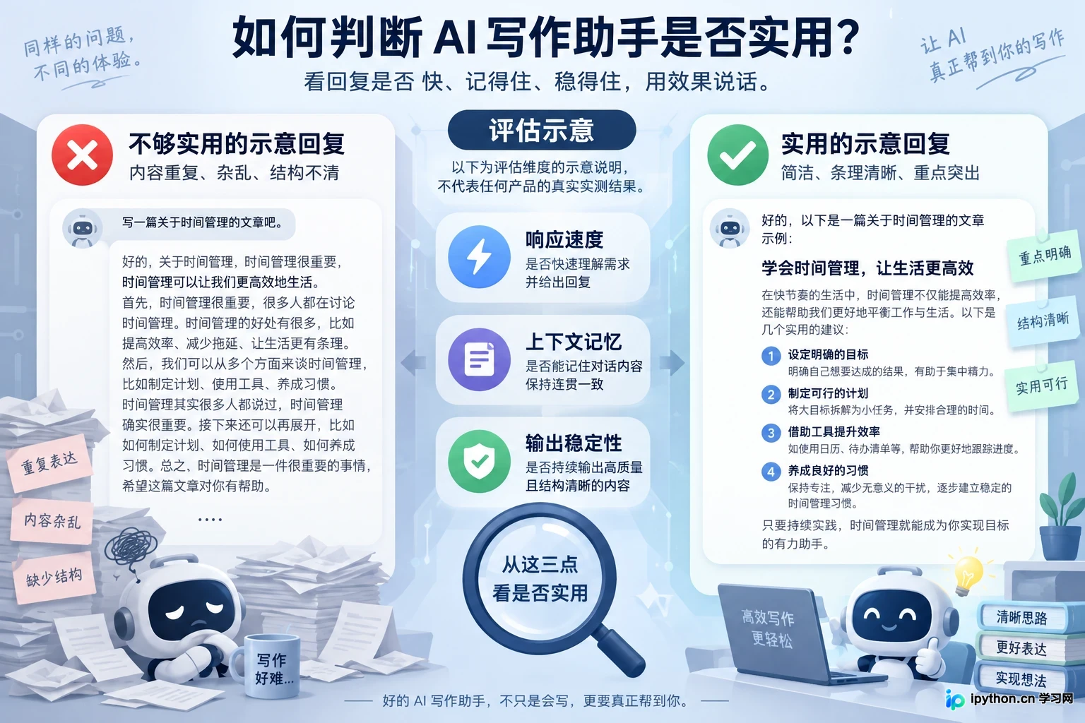 优质AI助手应具备稳定的输出质量和上下文记忆能力