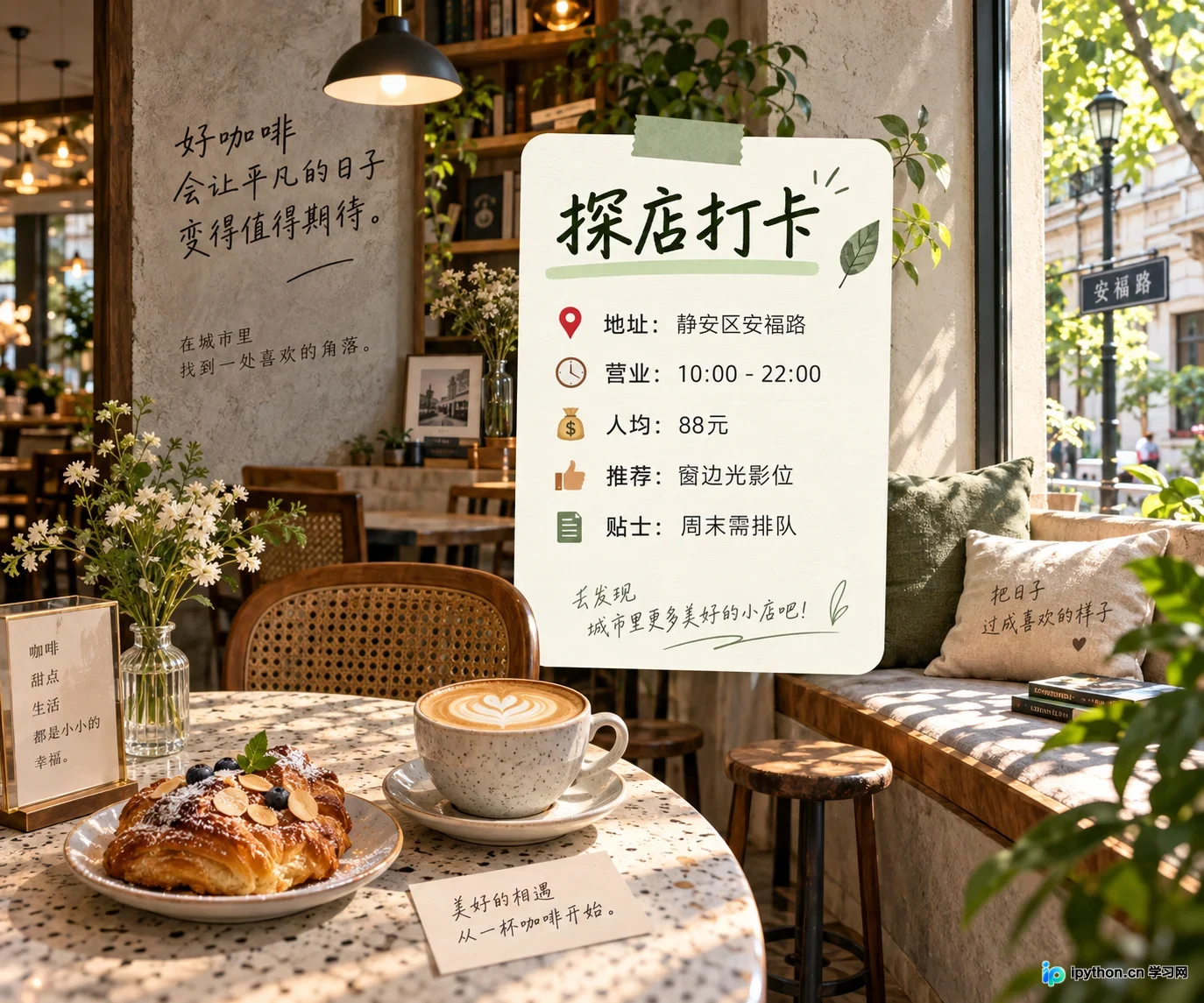 平衡美感与实用信息的探店文案结构