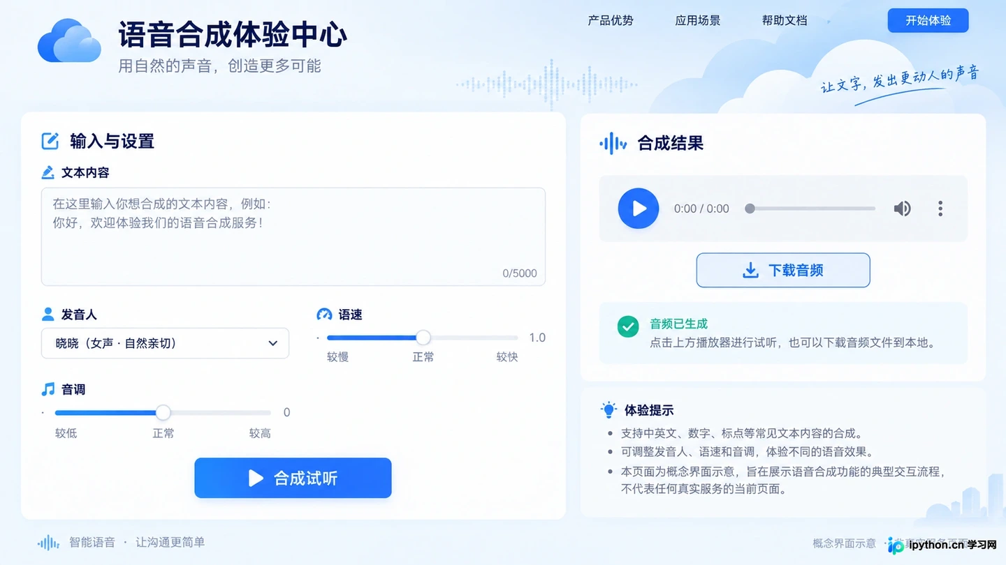 5款真正免费的AI配音网站推荐：无水印且支持商用