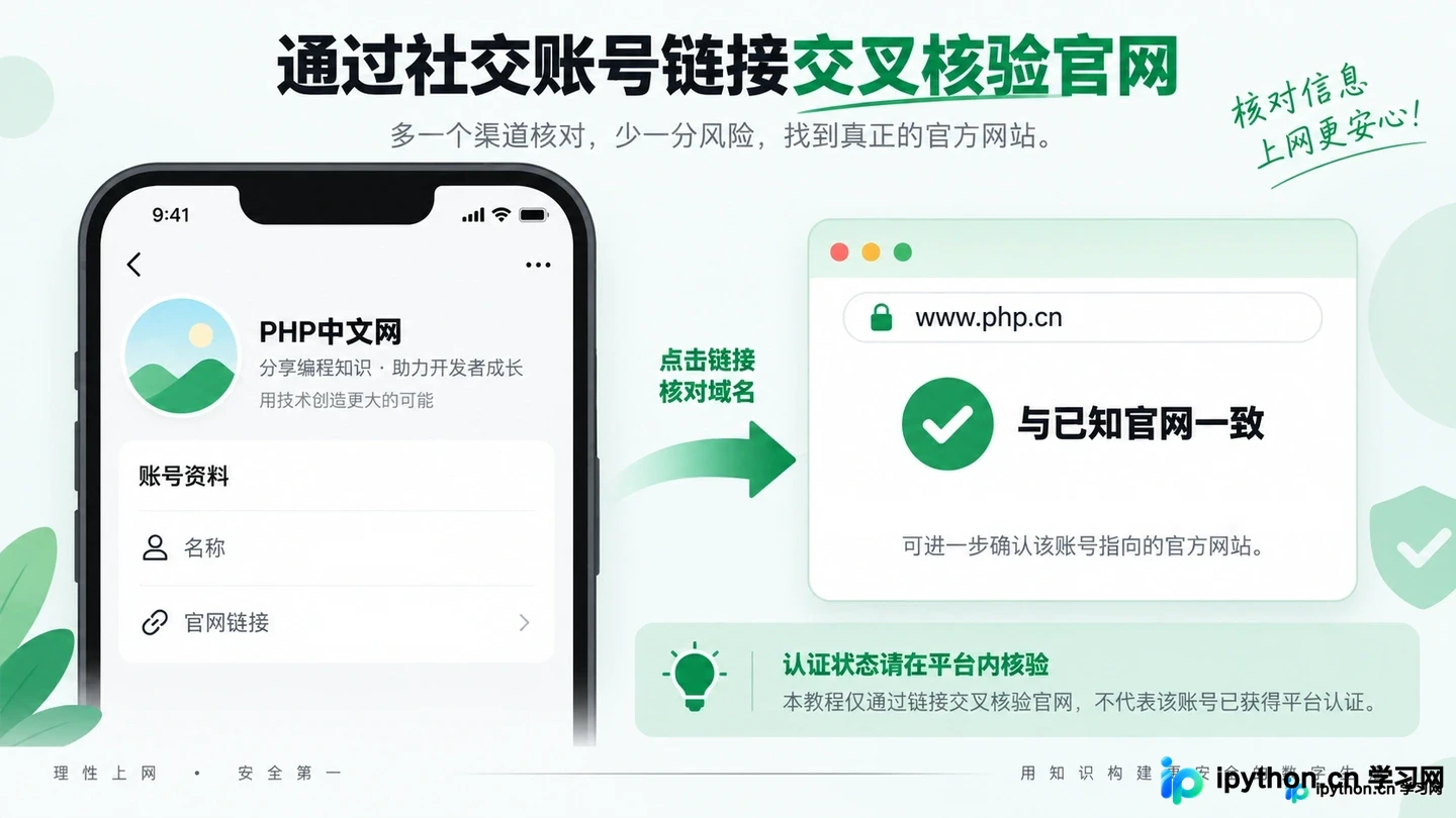 微信公众号主页显示官方认证标识及菜单链接