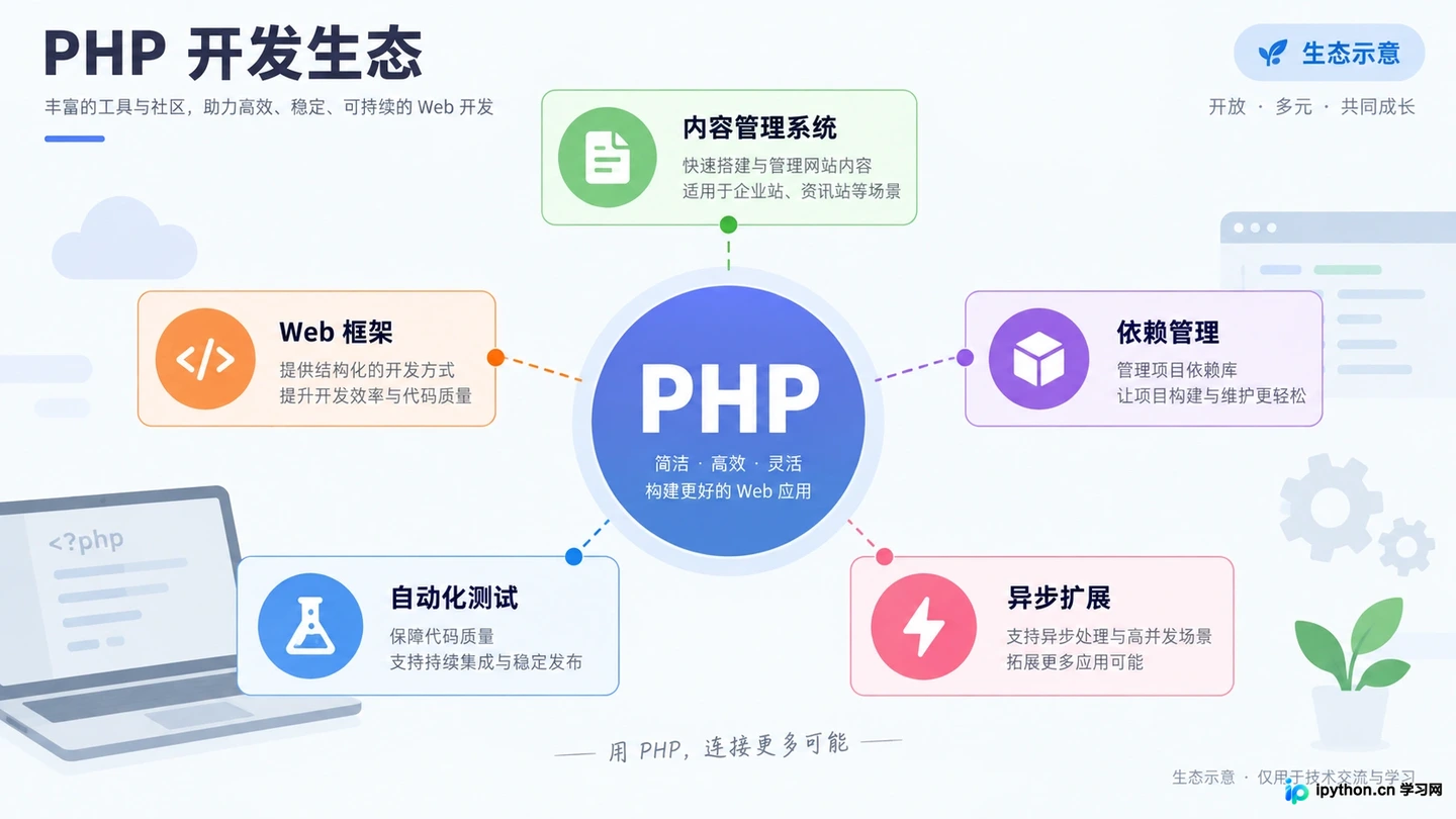 PHP是什么?Web开发中的核心作用与应用场景