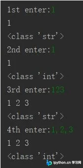 Python 一行输入多个数值与字符串的方法详解