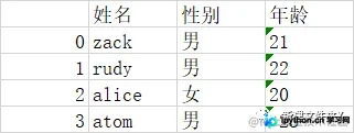 转换后的Excel表格预览