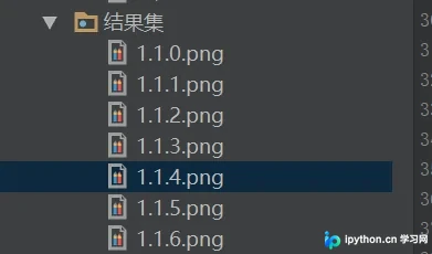 批量生成的散点图文件目录