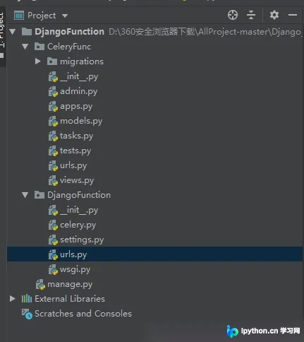 Django中如何使用Celery执行异步任务