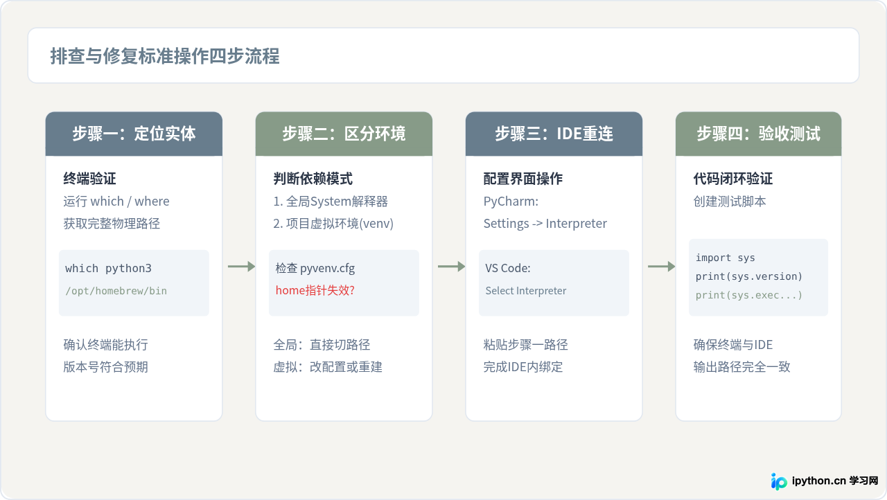 Python升级后PyCharm或VS Code找不到解释器怎么办