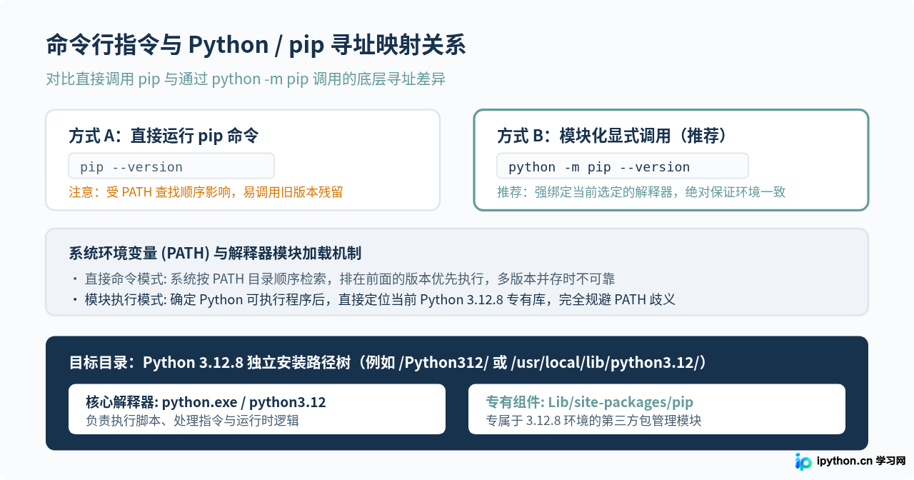怎么验证Python 3.12.8安装成功并检查pip是否可用