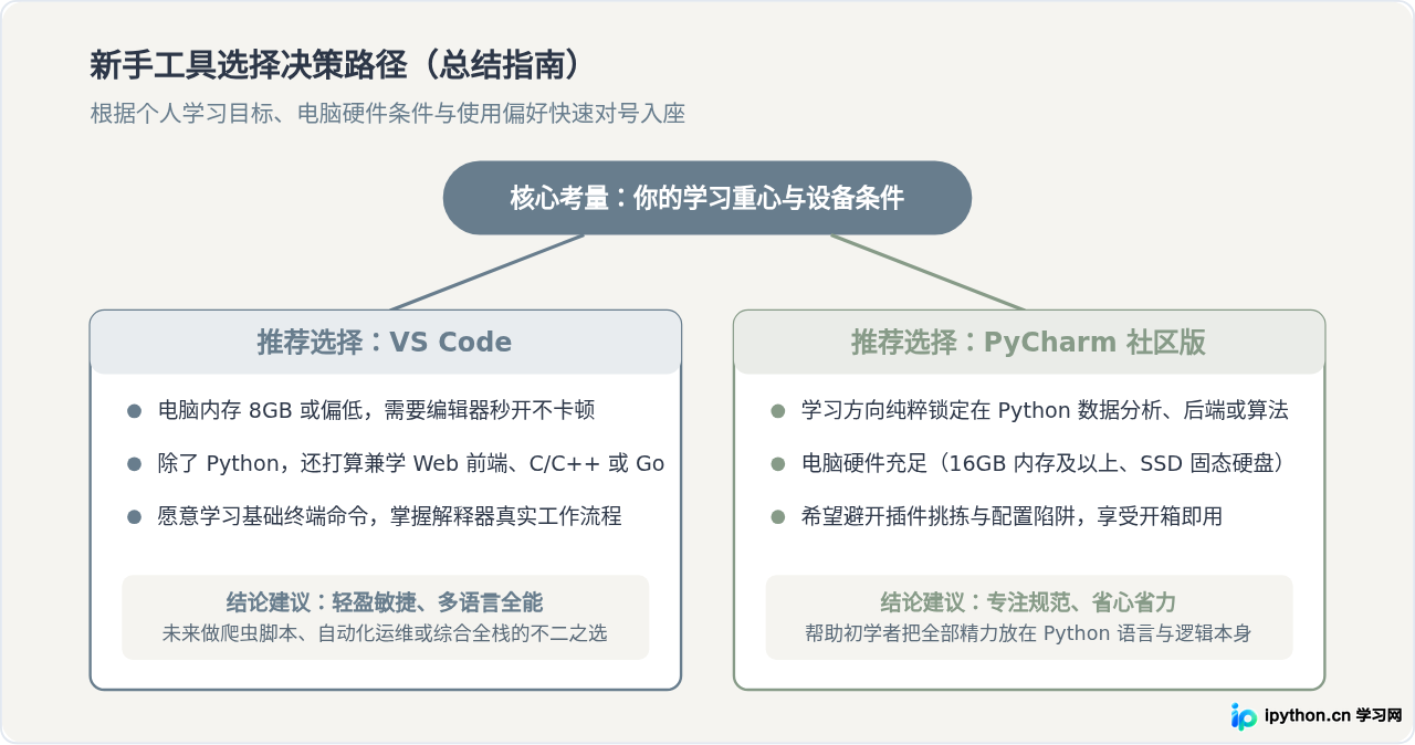 新手学Python选哪个编辑器？VS Code与PyCharm对比