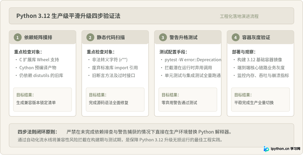 Python3.12升级注意事项：废弃语法与兼容性变化