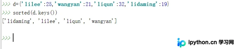 Python sorted函数详解：字典按Key与Value排序实战