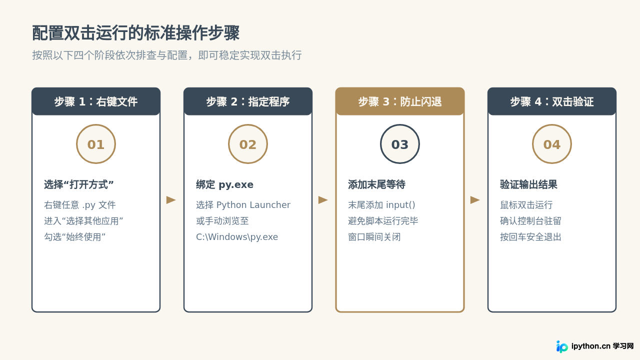 Windows下怎么设置双击直接运行Python脚本
