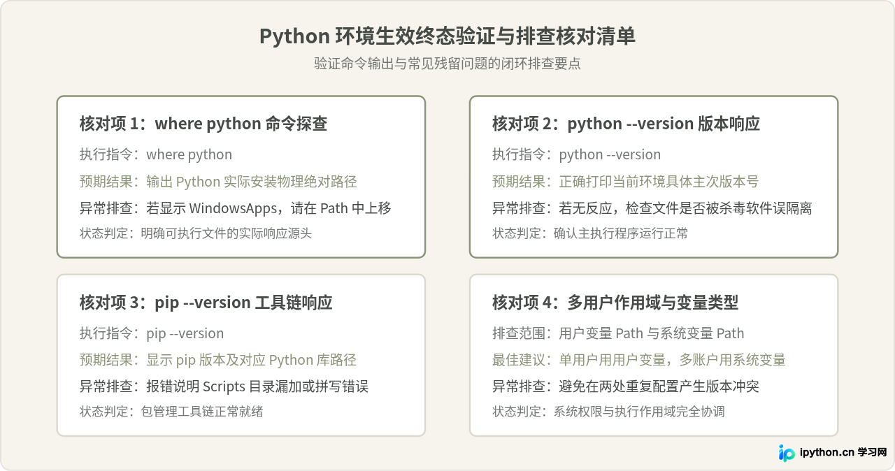 Win10配置Python环境变量后提示'不是内部或外部命令'的解决办法