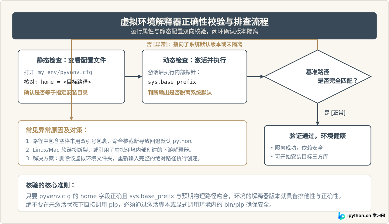 创建Python虚拟环境时怎么指定解释器路径
