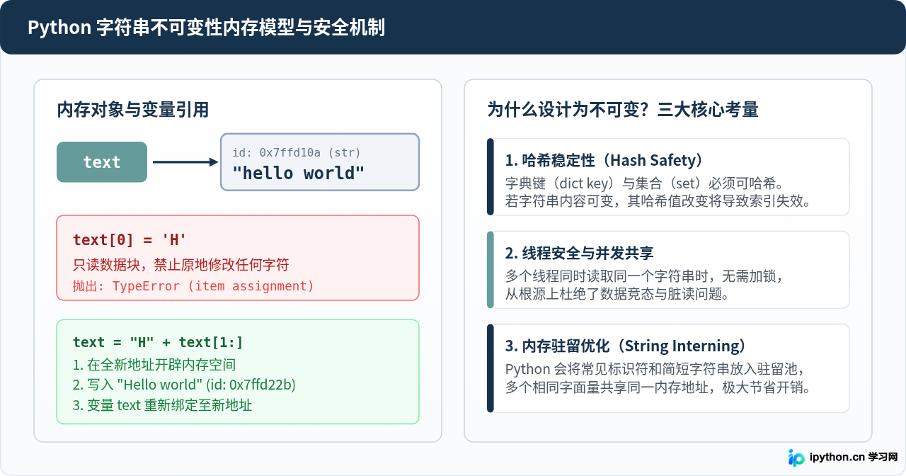 为什么Python字符串不能直接修改？正确替换字符的方法