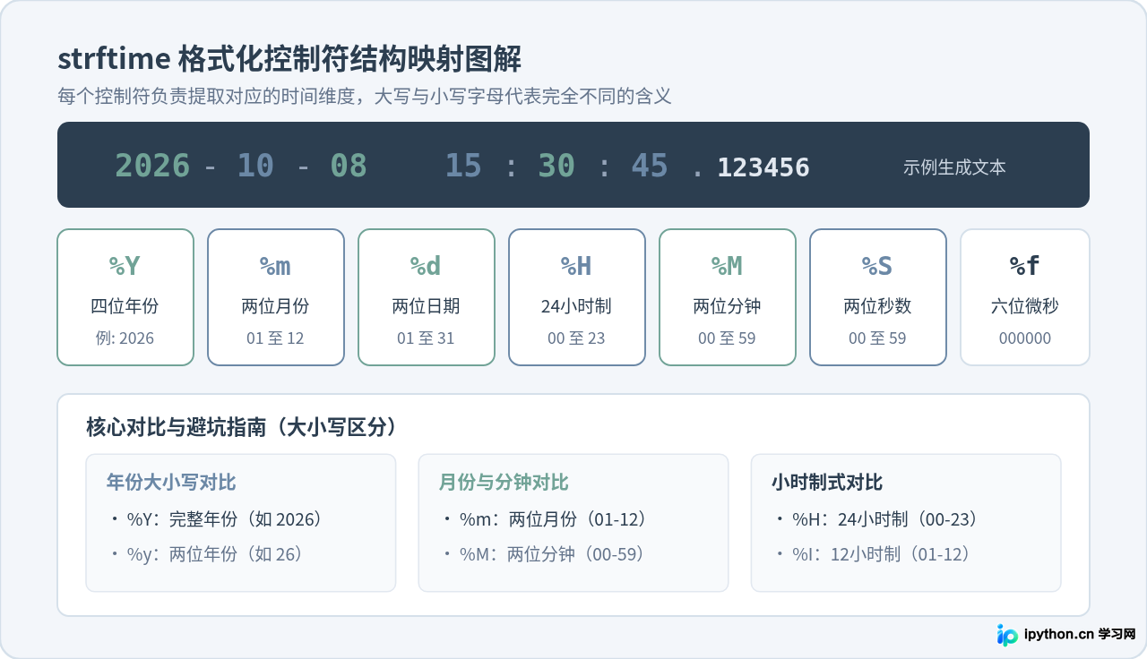 Python获取当前时间字符串的标准写法