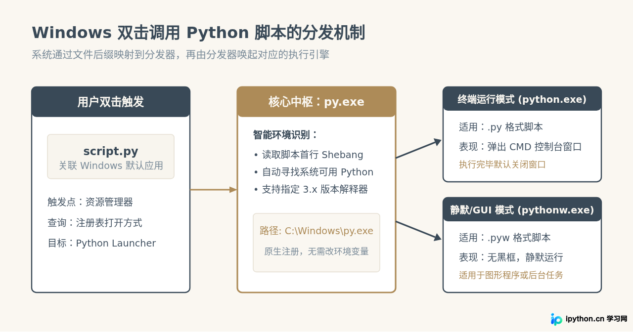 Windows下怎么设置双击直接运行Python脚本