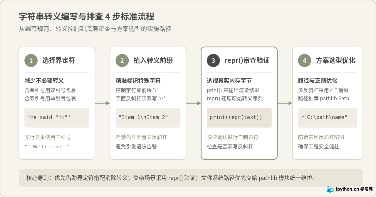 Python转义字符有哪些？常用符号含义与用法详解