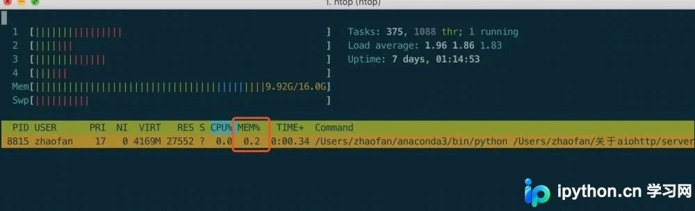 Python aiohttp内存泄漏排查与tracemalloc实战