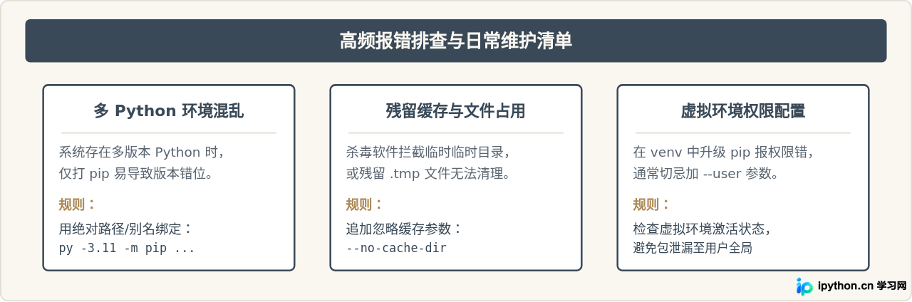 Python更新pip出现红色报错怎么解决