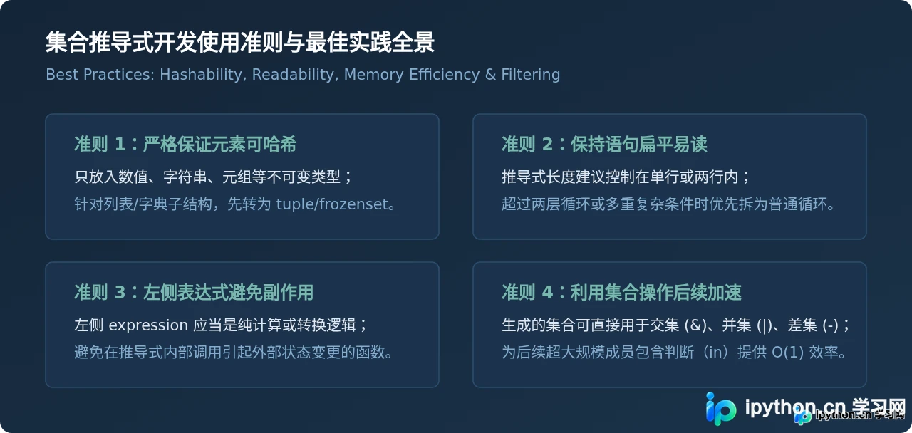 Python集合推导式语法详解与实战案例