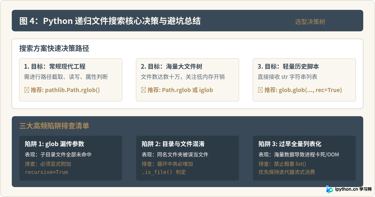使用pathlib和glob在Python中递归搜索文件