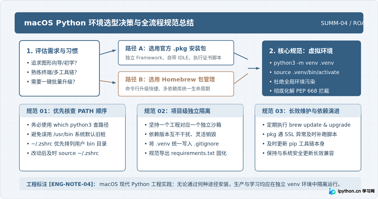 macOS怎么安装Python：官方pkg与Homebrew两种方法