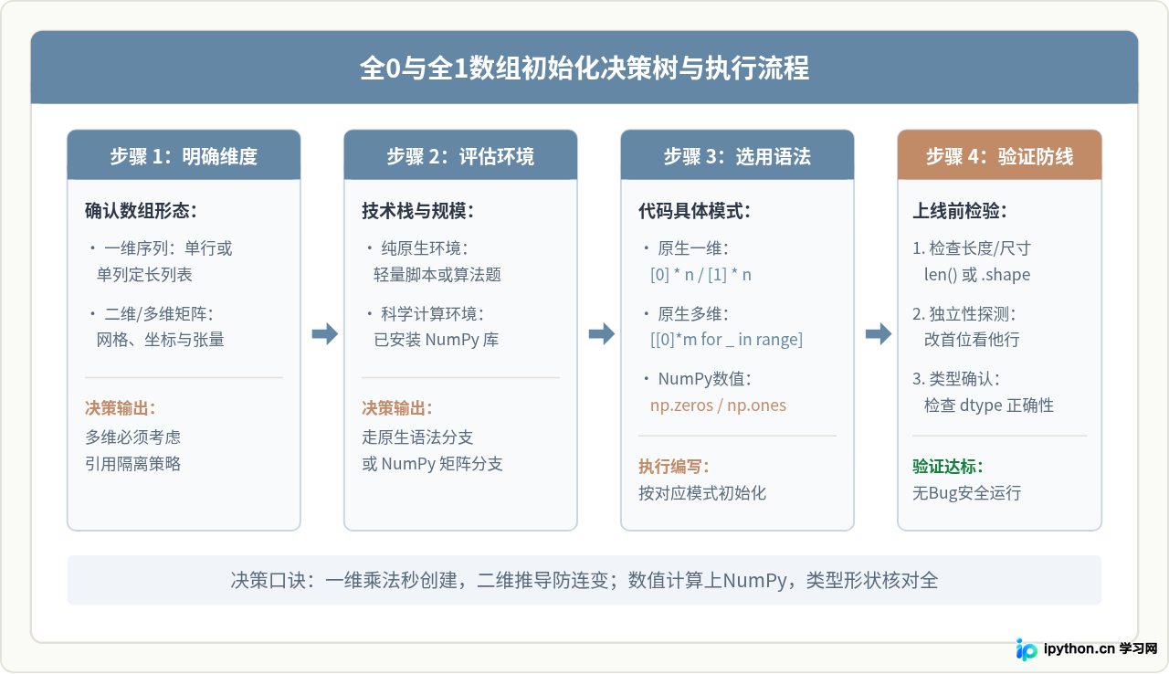 Python怎么快速初始化全0或全1的数组