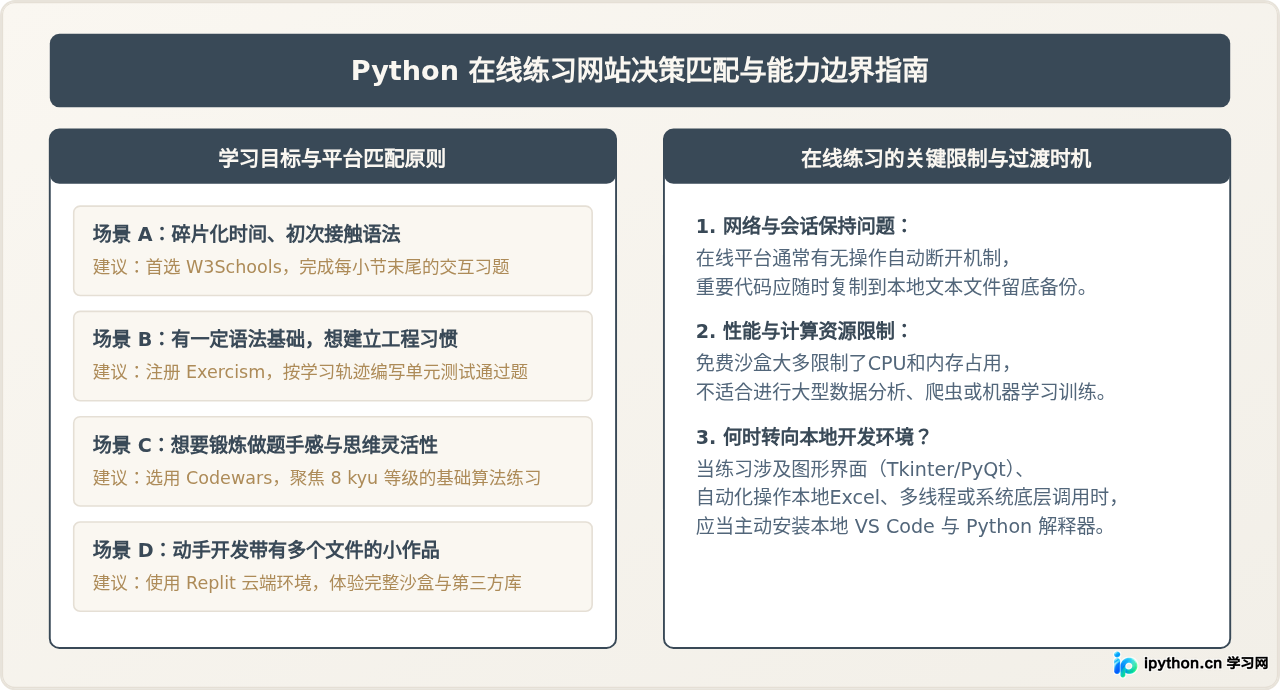 适合新手的免费Python在线练习网站推荐