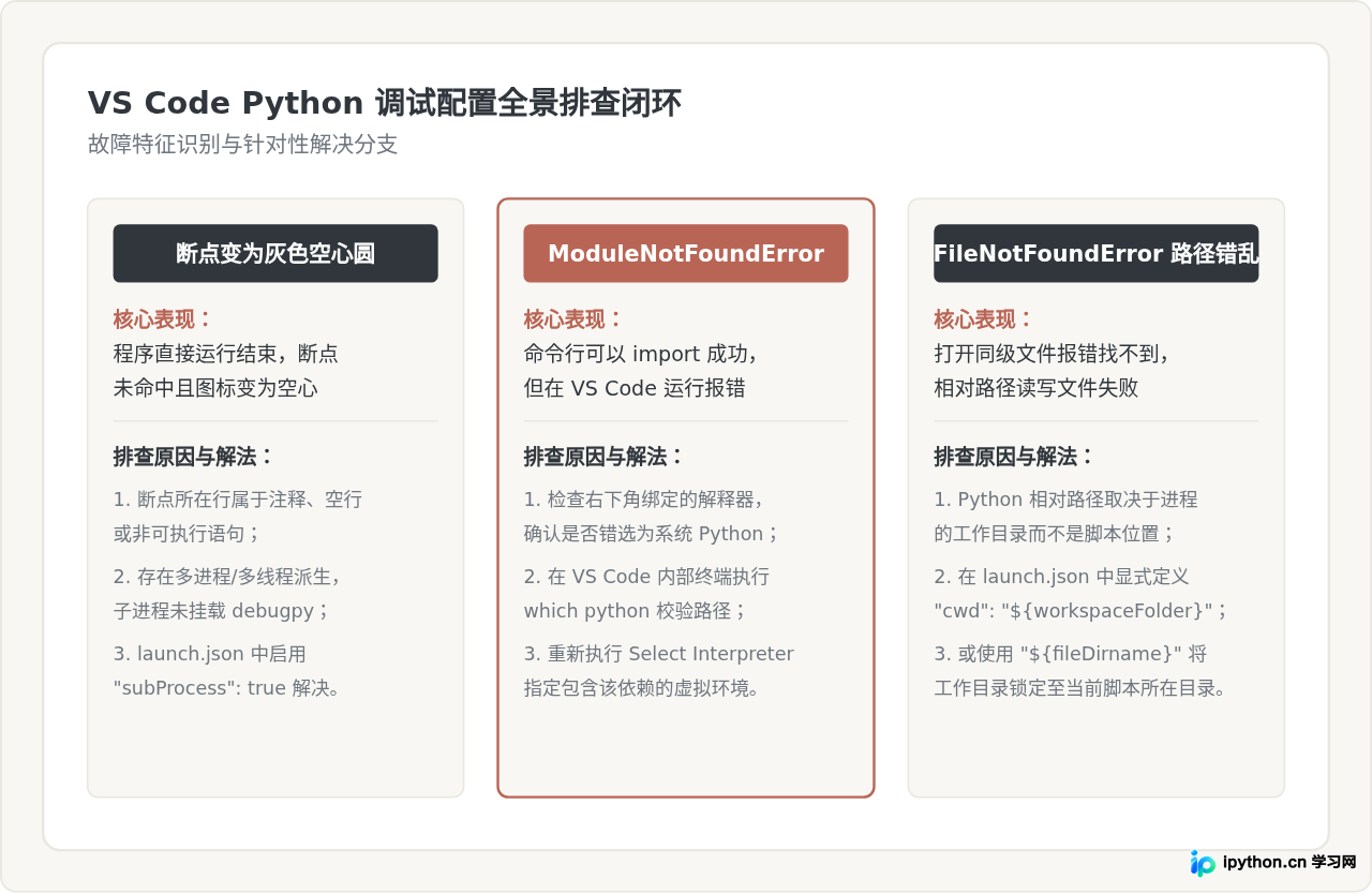 VS Code中调试和运行Python脚本的配置指南