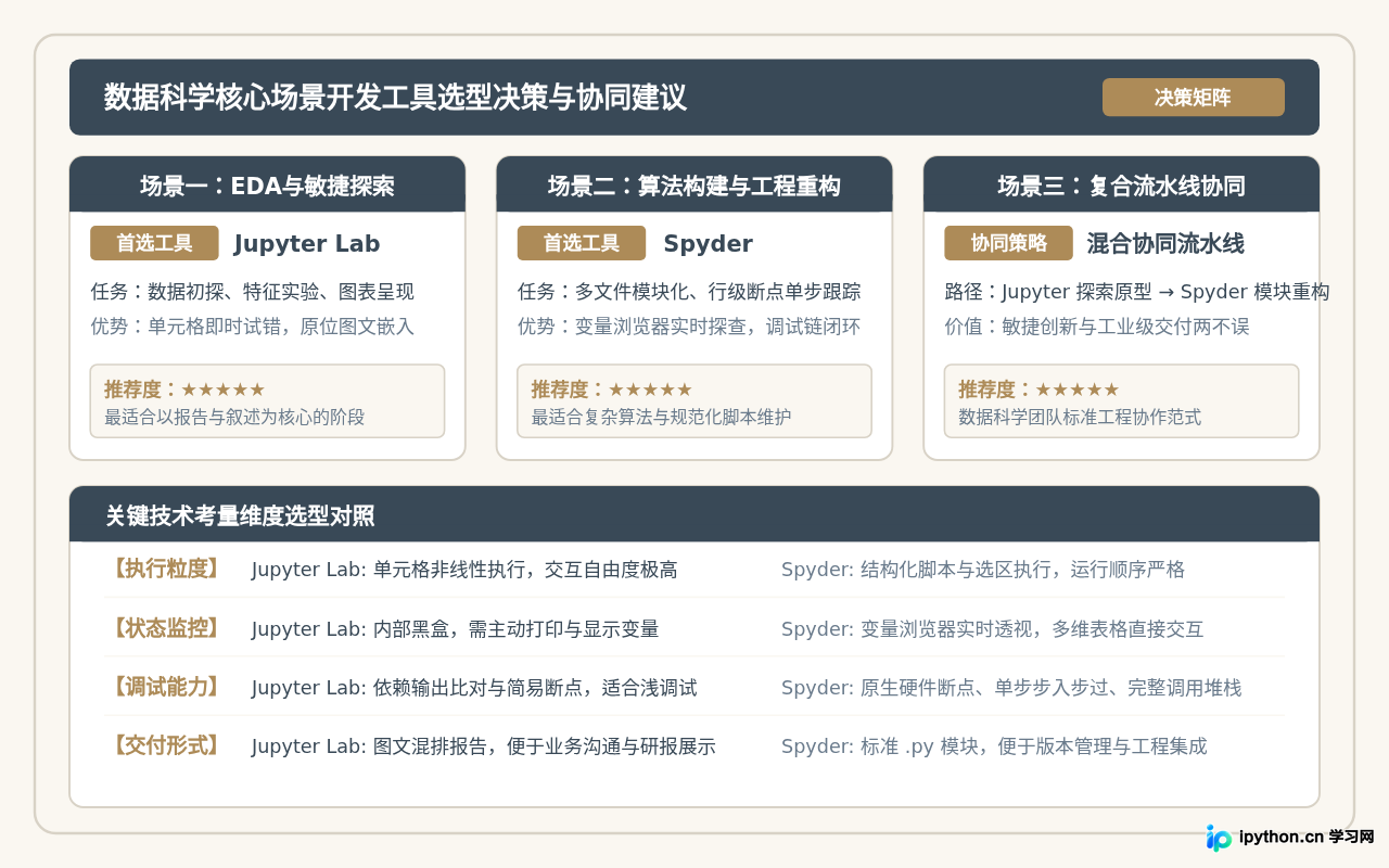 数据科学从业者常用的Python开发工具：Jupyter Lab与Spyder