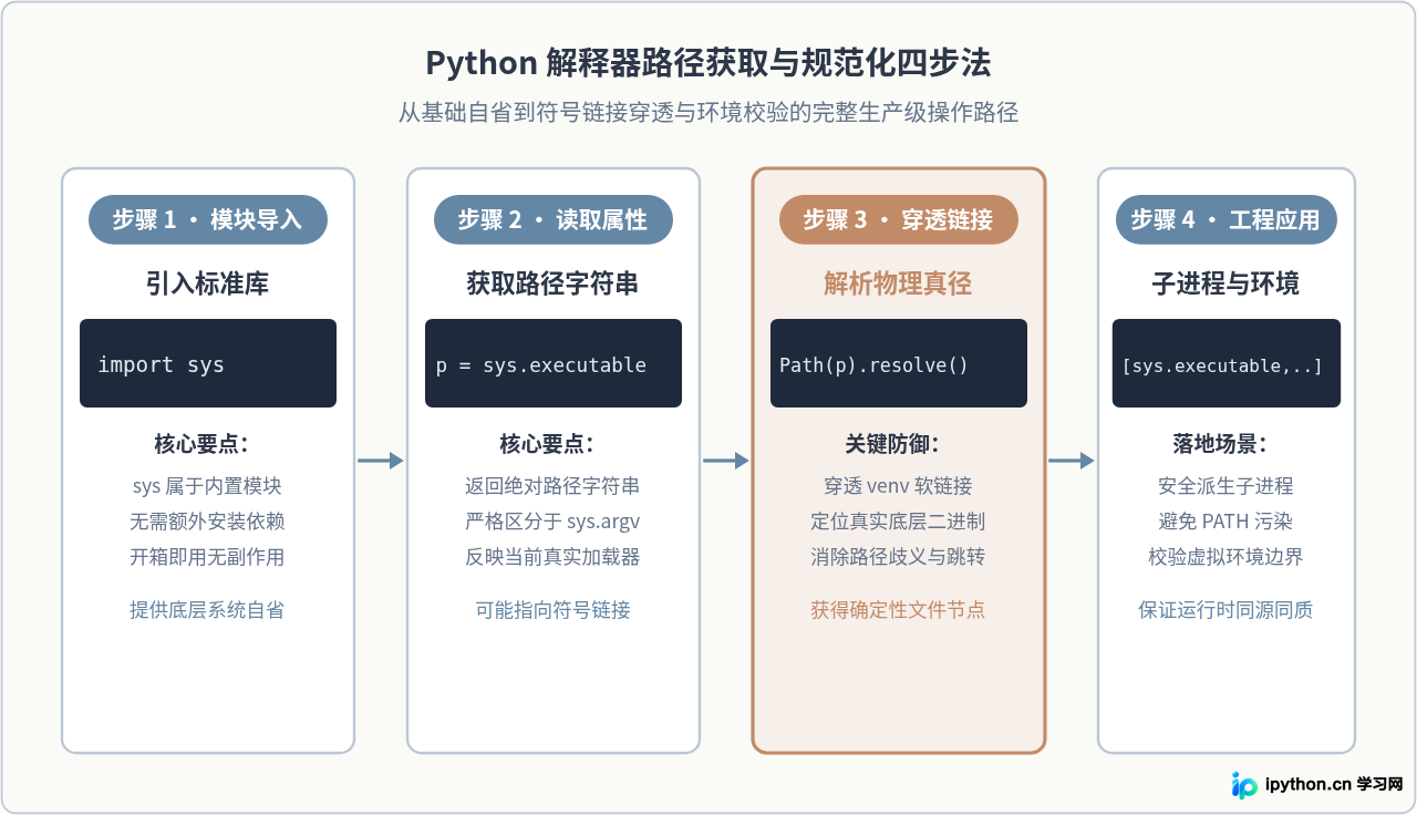 Python代码中怎么获取当前解释器路径(sys.executable)