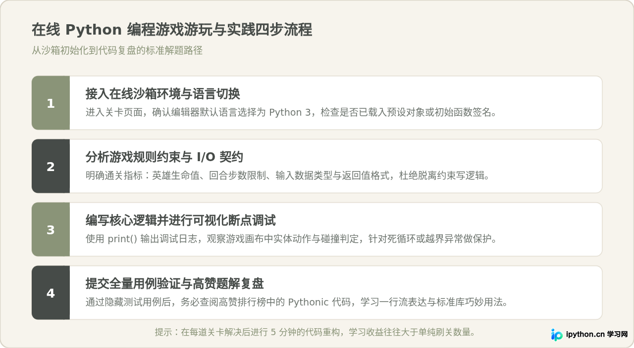 哪些网站可以在线玩Python编程游戏？