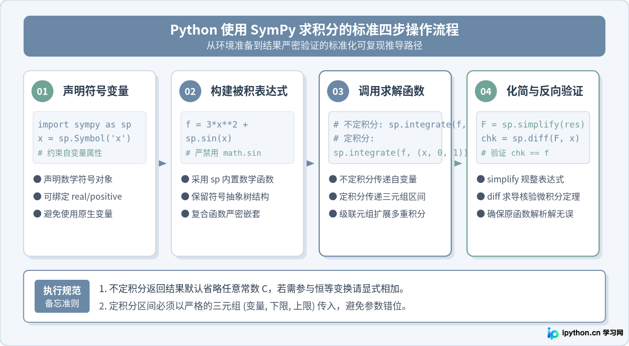 Python用SymPy求积分解析解教程