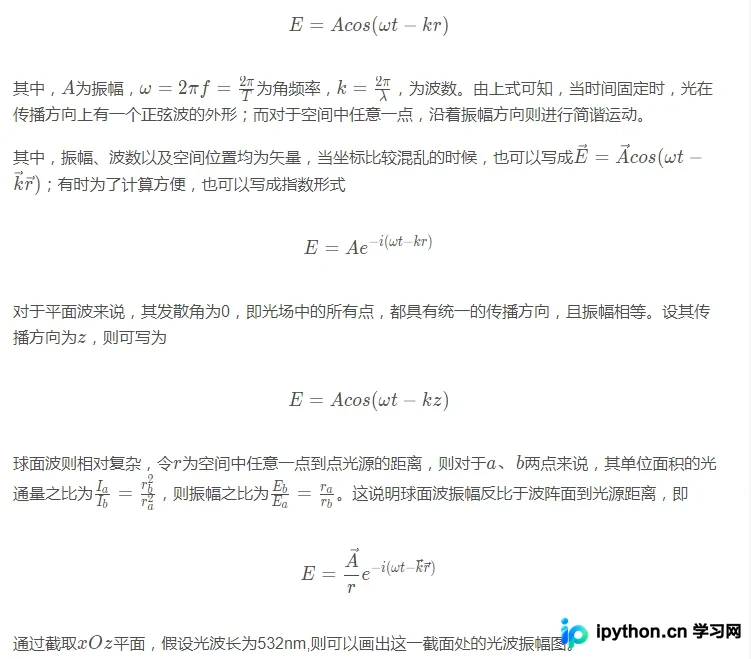 Python光学仿真：深入理解相速度与群速度