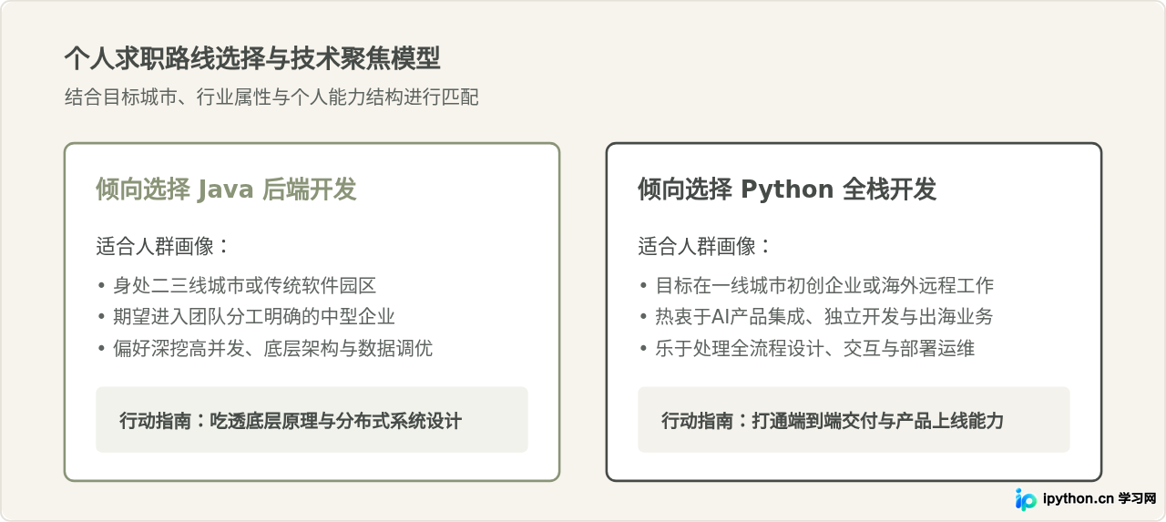中小企业更青睐Java后端还是Python全栈？技术选型对求职的影响