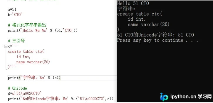 Python字符串格式化与处理函数详解